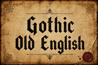 Gothic Fonts for Modern Digital Design Projects