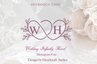 Choosing an Infinity Heart Font for Wedding Designs