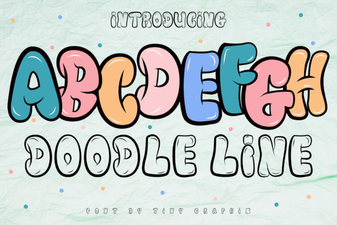 Creative Hand-Drawn Line Fonts for Web Design