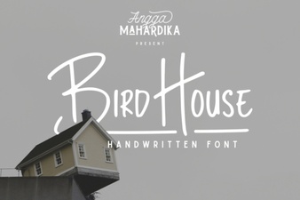 Bird House Font Ideas for Creative Diy Projects